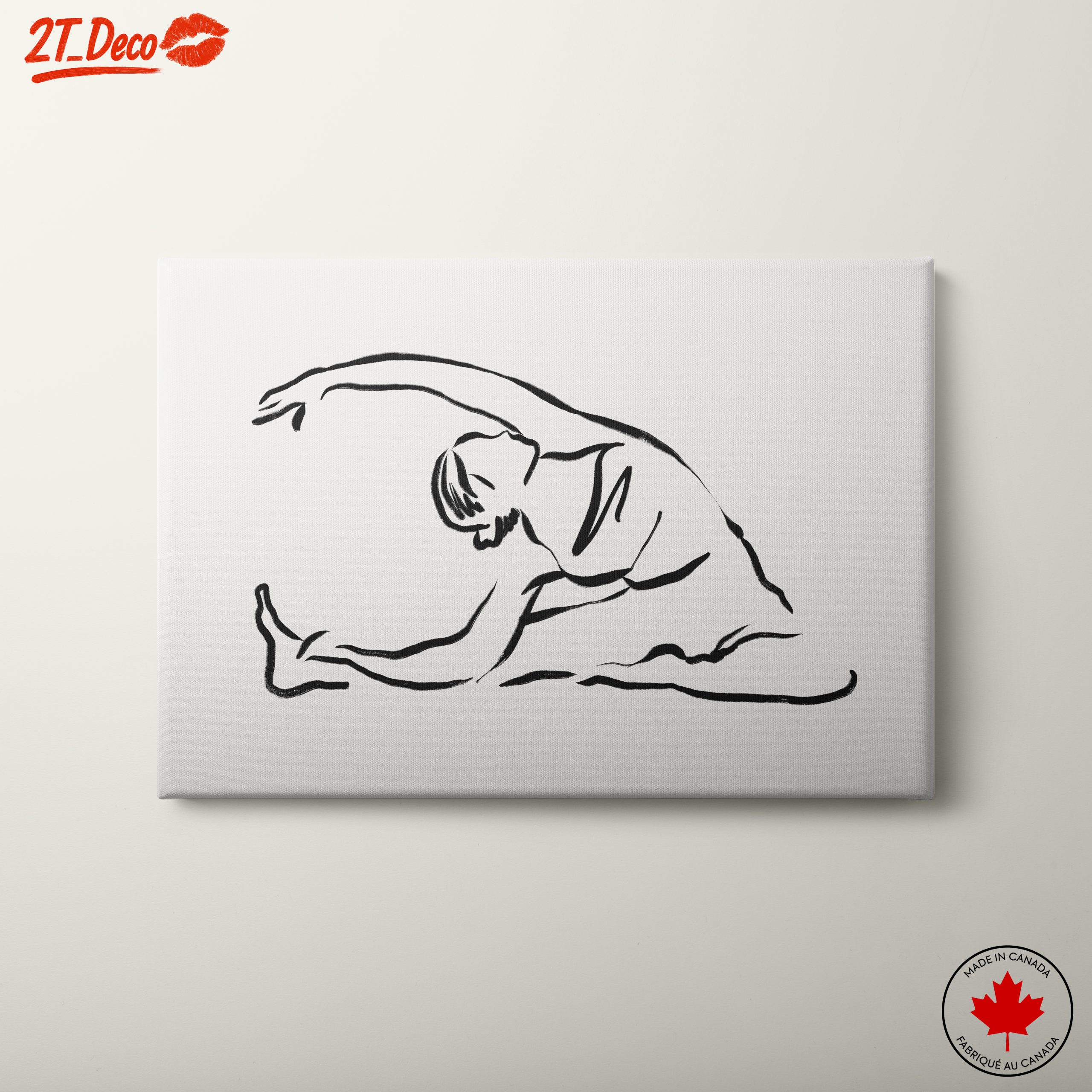 Stylized Abstract Figure Illustration