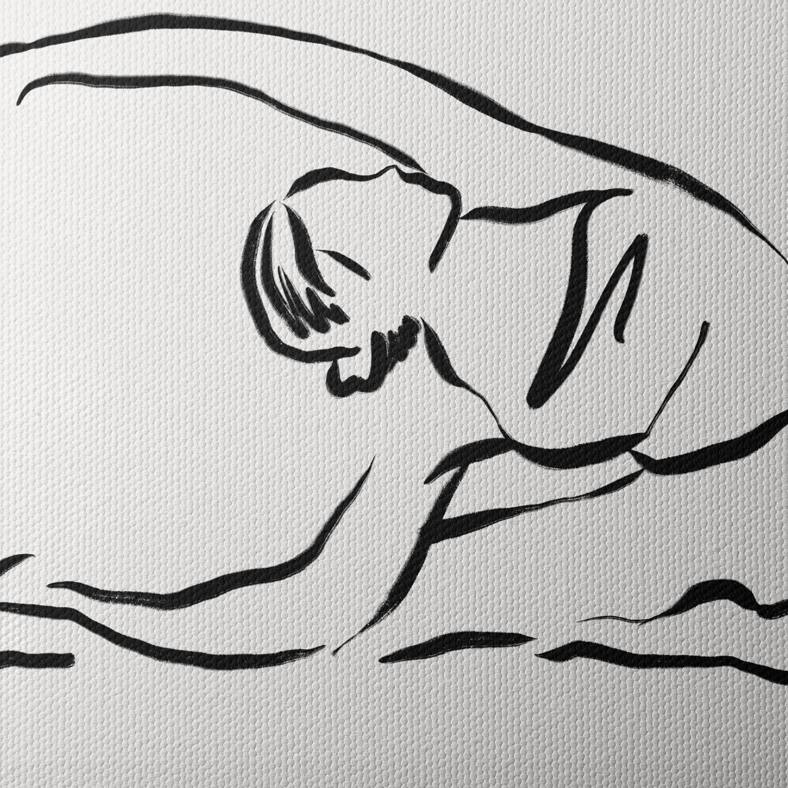 Stylized Abstract Figure Illustration - Image 4