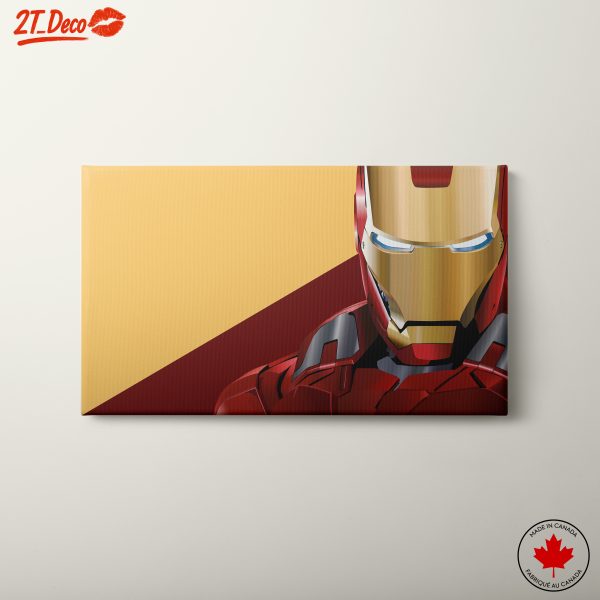 Iron Man Artwork Featuring Bold Colors