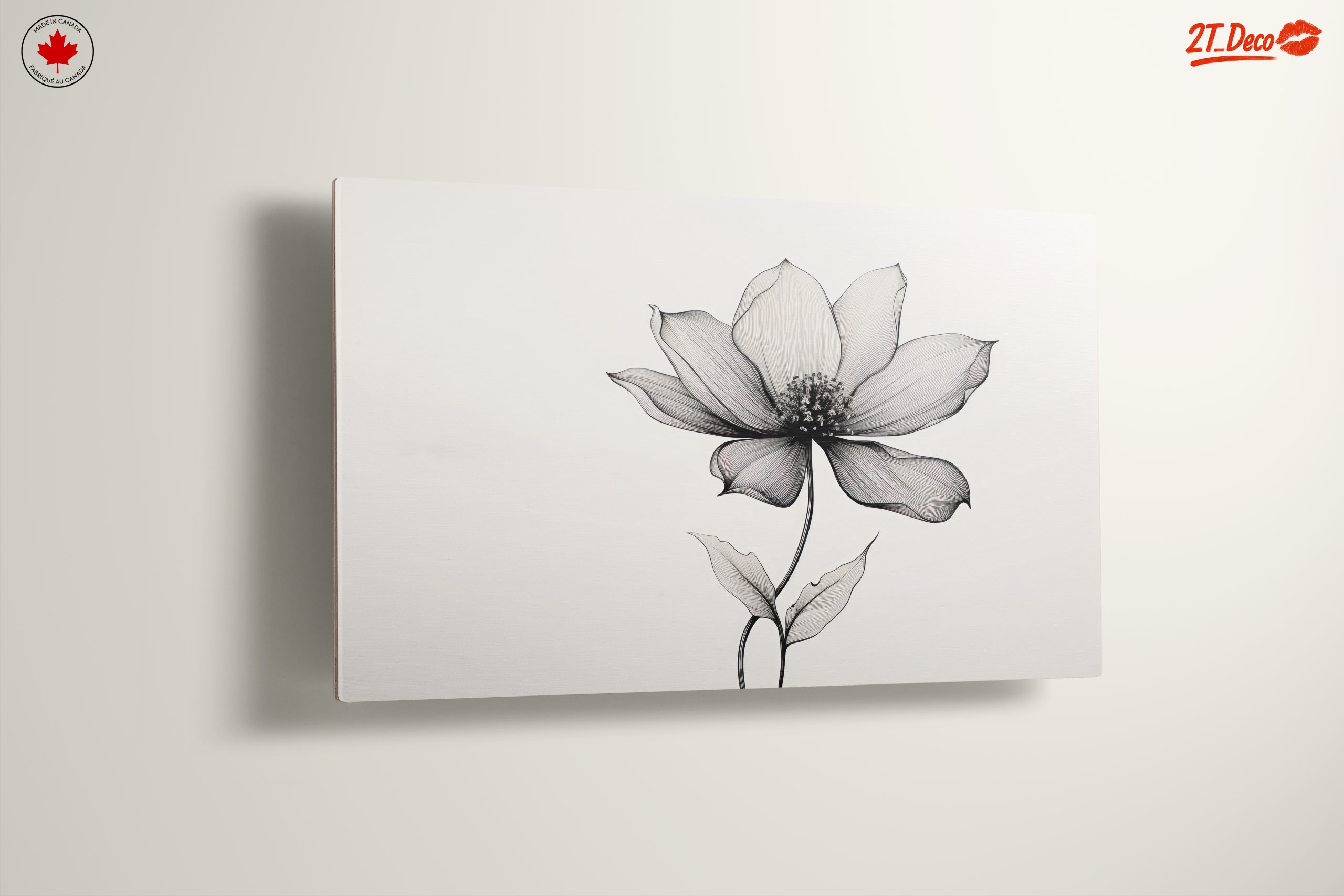 Elegant Botanical Abstract Flower Artwork - Image 13