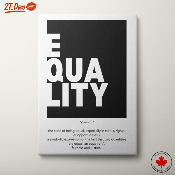 Inspirational Equality Quote Art