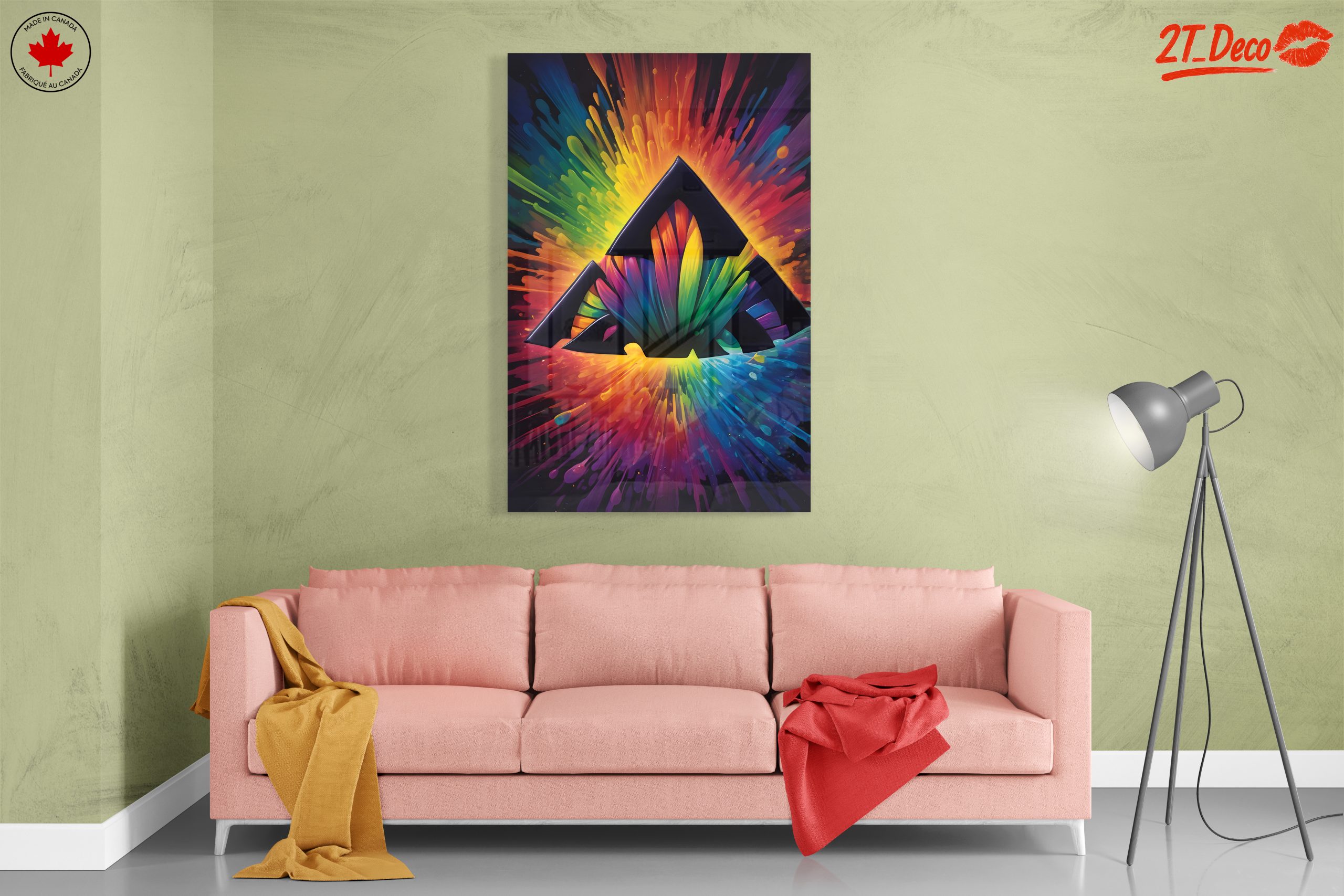 Vibrant Colorful Abstract Design Art - Image 7