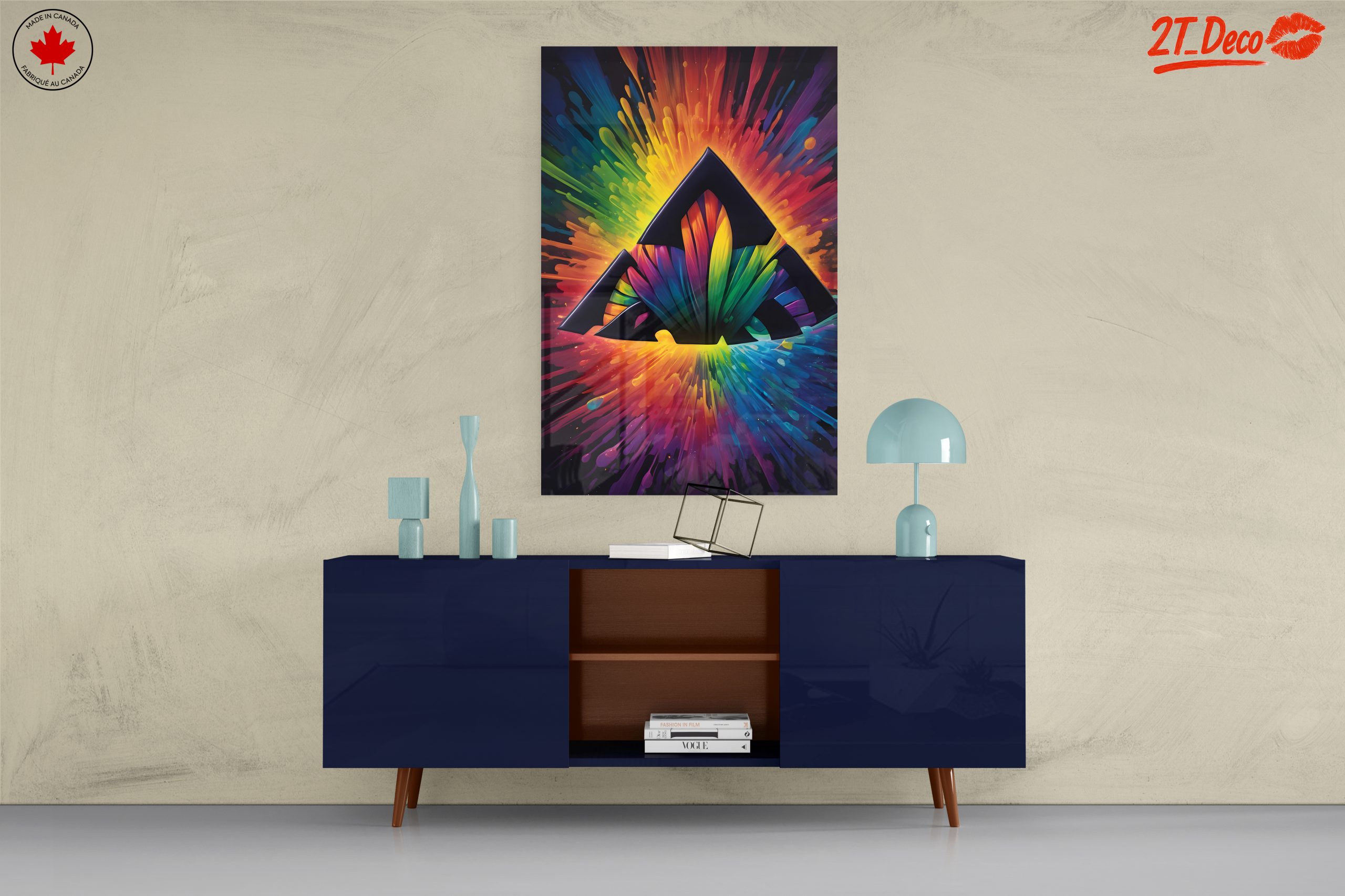 Vibrant Colorful Abstract Design Art - Image 8