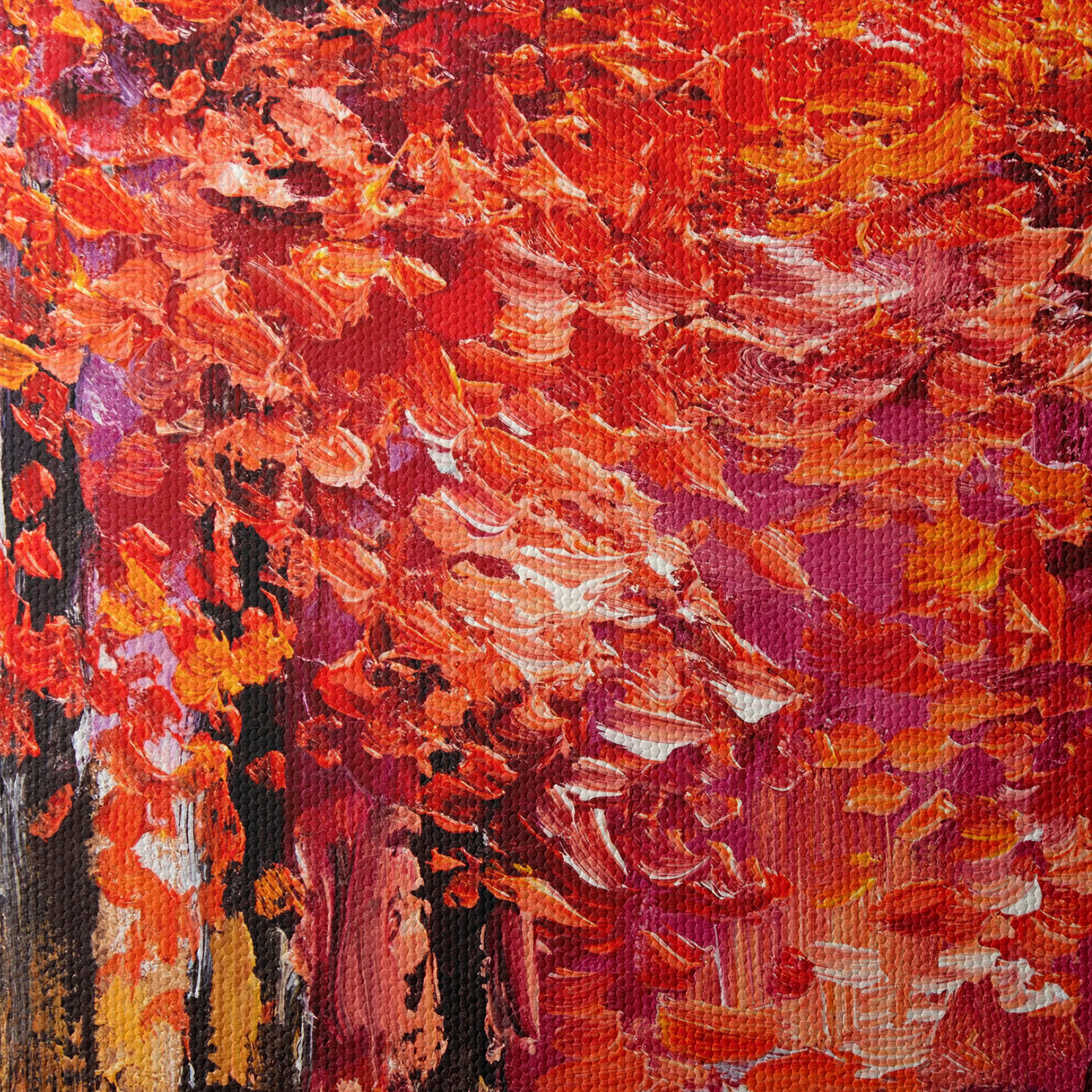 Vibrant Autumn Pathway Through Nature - Image 4