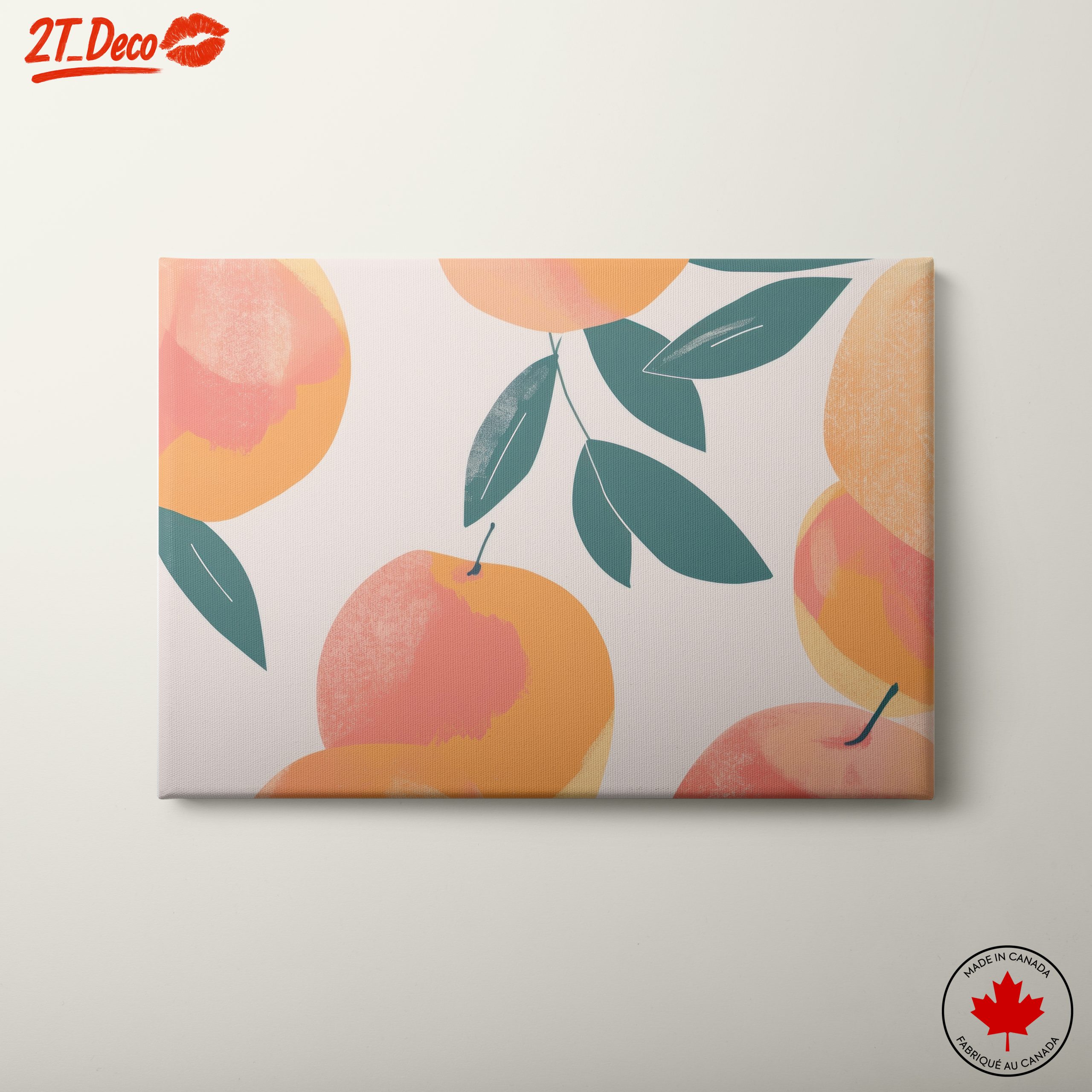 Abstract Fruit Art with Vibrant Colors