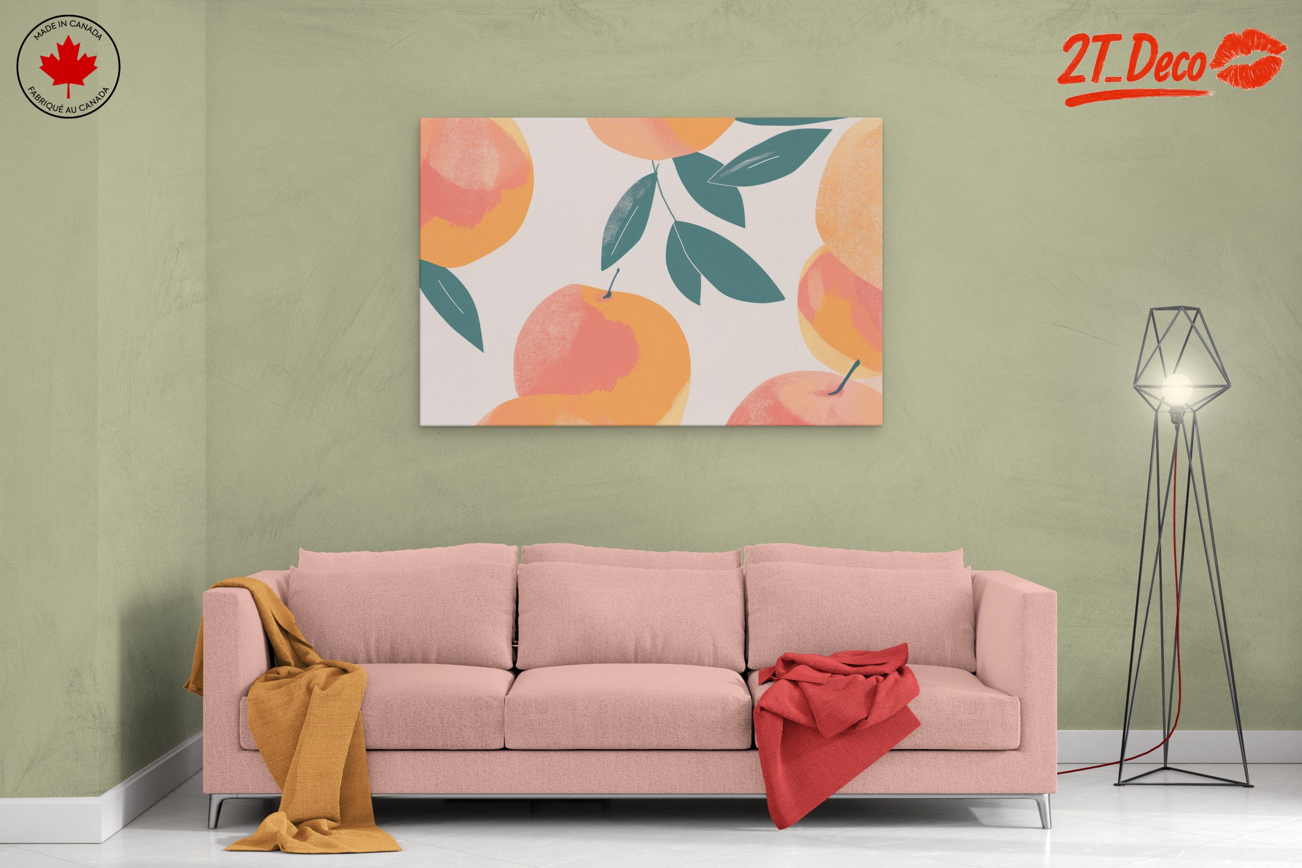 Abstract Fruit Art with Vibrant Colors - Image 2