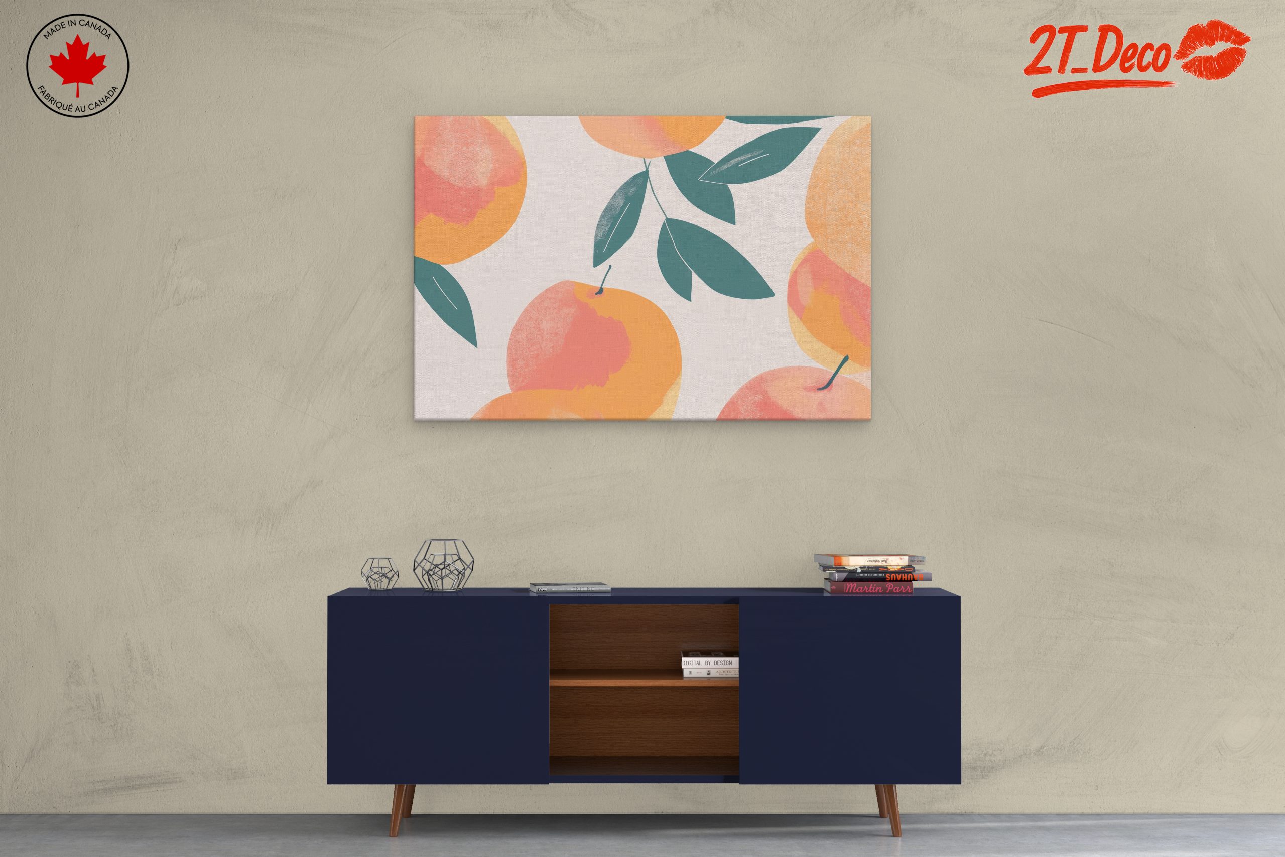 Abstract Fruit Art with Vibrant Colors - Image 3