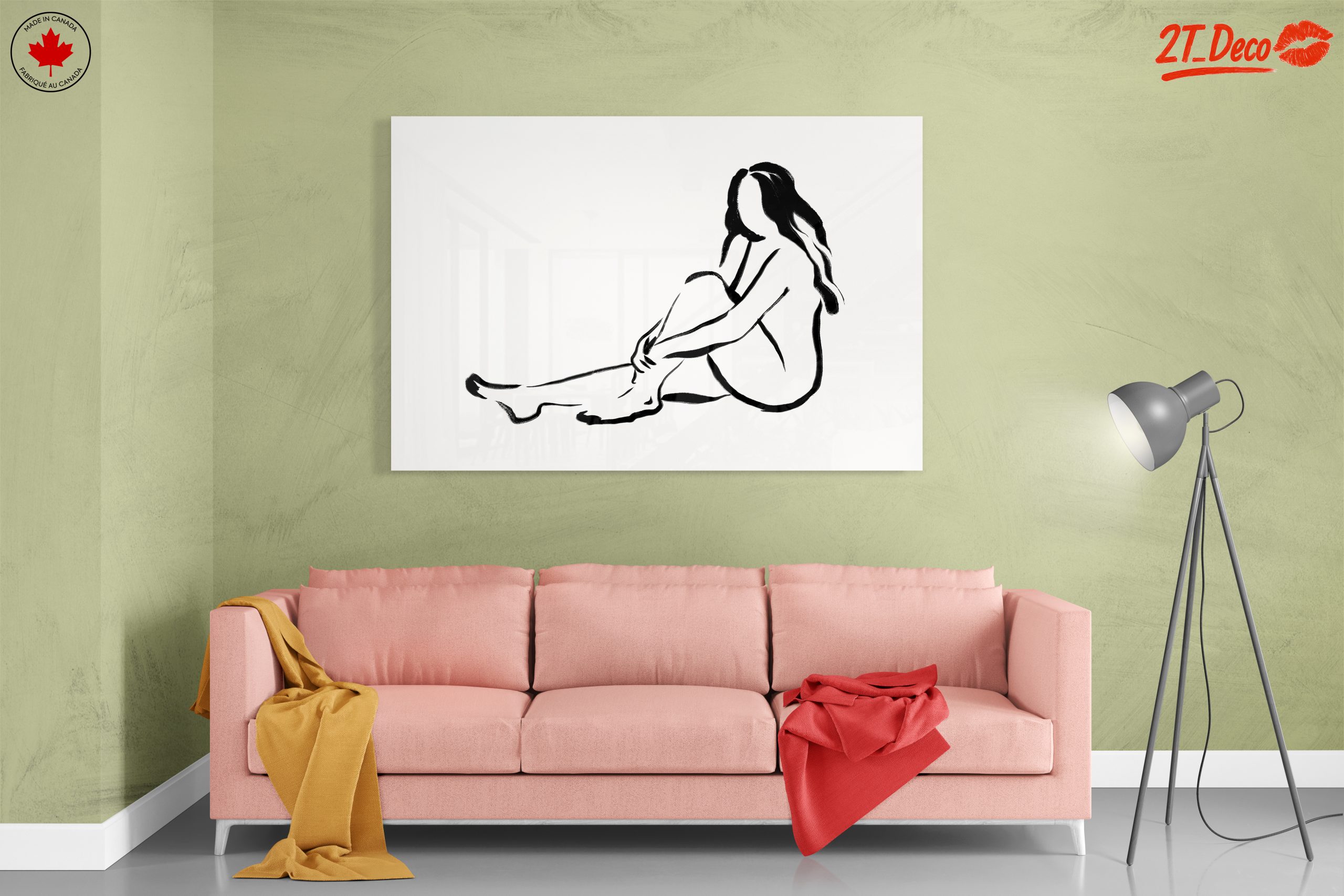 Minimalist Female Figure Art for Modern Decor - Image 7