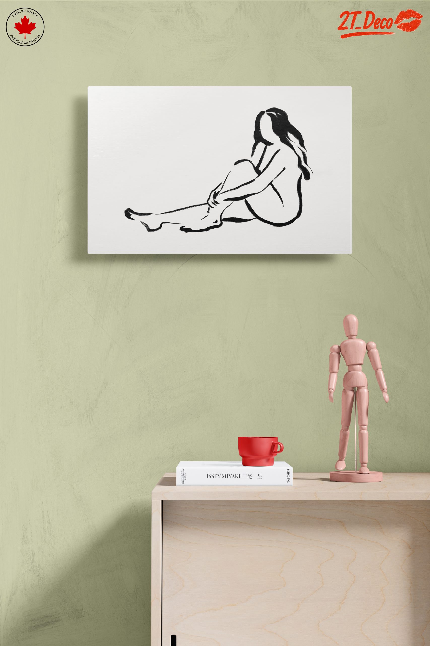 Minimalist Female Figure Art for Modern Decor - Image 14