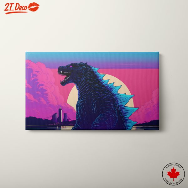Godzilla Against the Urban Sunset