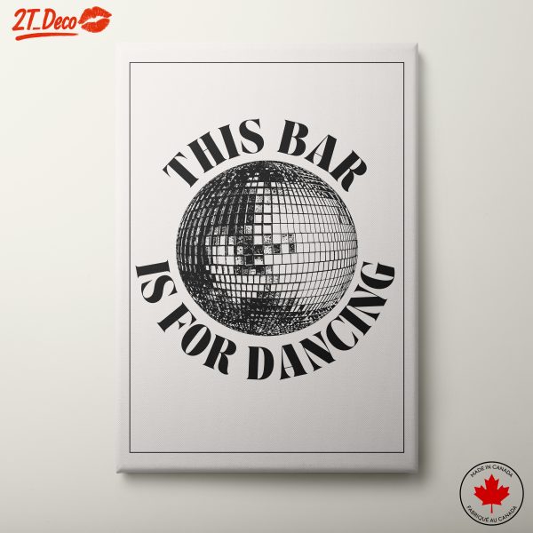 Dance Bar Artwork Featuring Disco Ball