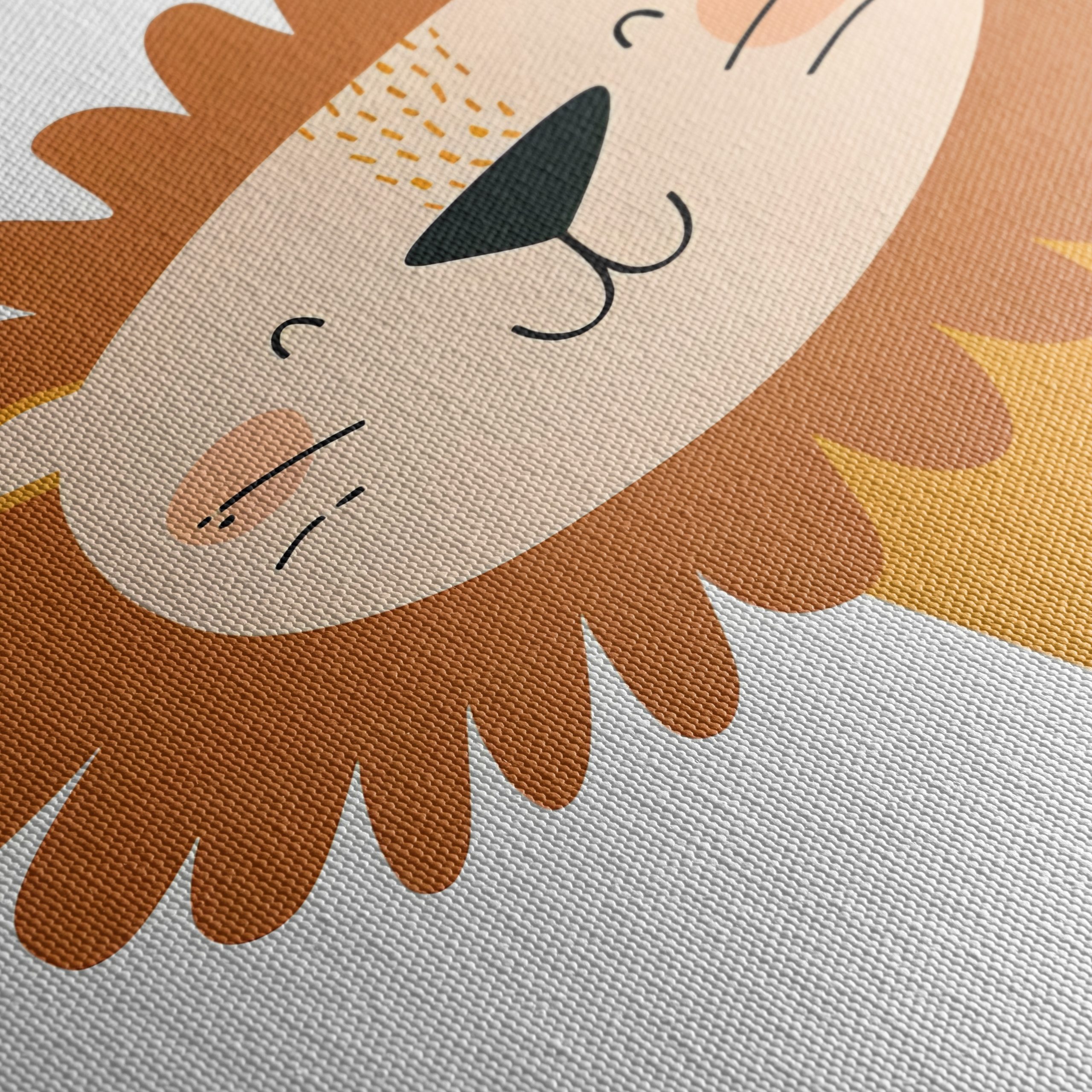 Cute Cartoon Lion Character Art - Image 5
