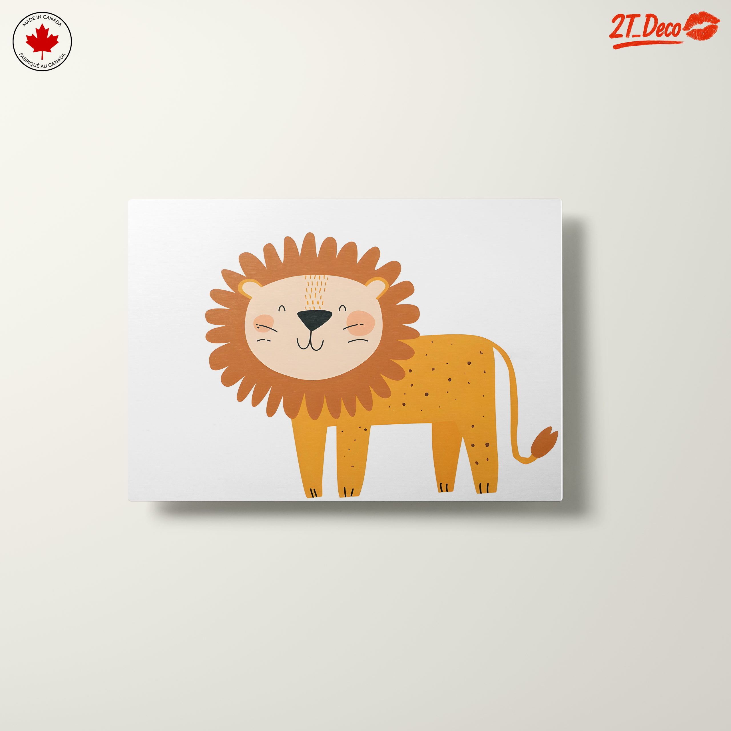 Cute Cartoon Lion Character Art - Image 10