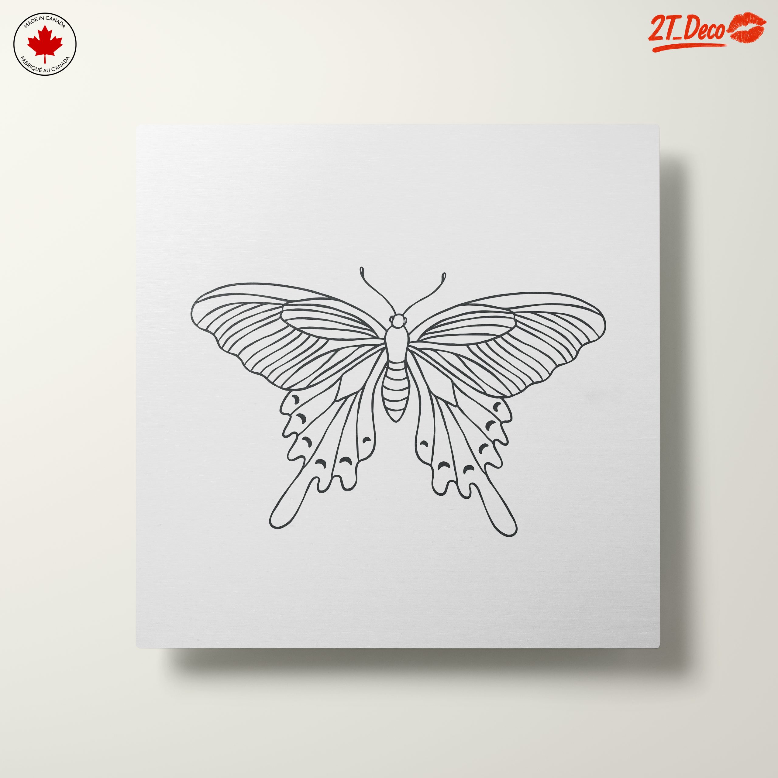 Intricate Butterfly Line Art Design - Image 10