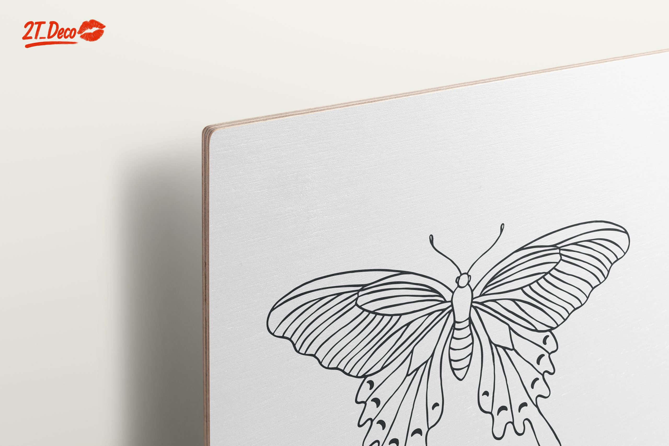 Intricate Butterfly Line Art Design - Image 15