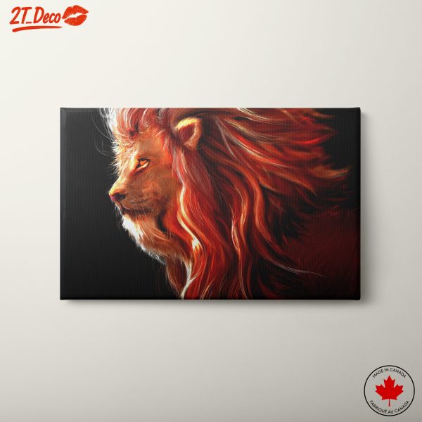Vibrant Lion Art