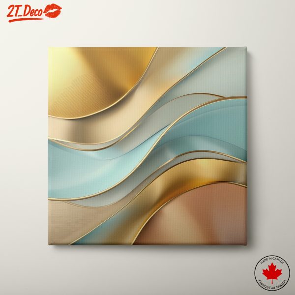 Flowing Abstract Shapes in Soft Tones