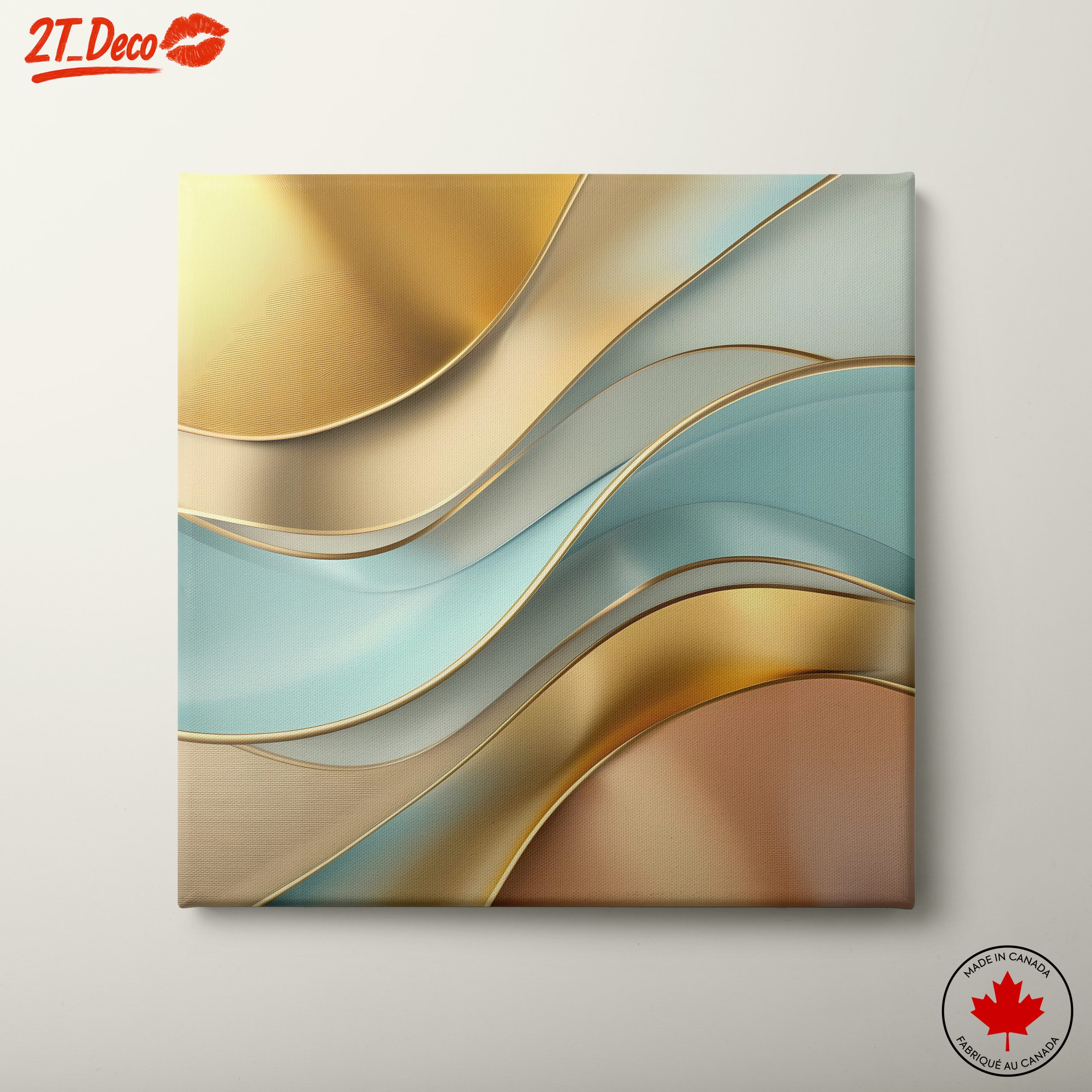 Flowing Abstract Shapes in Soft Tones