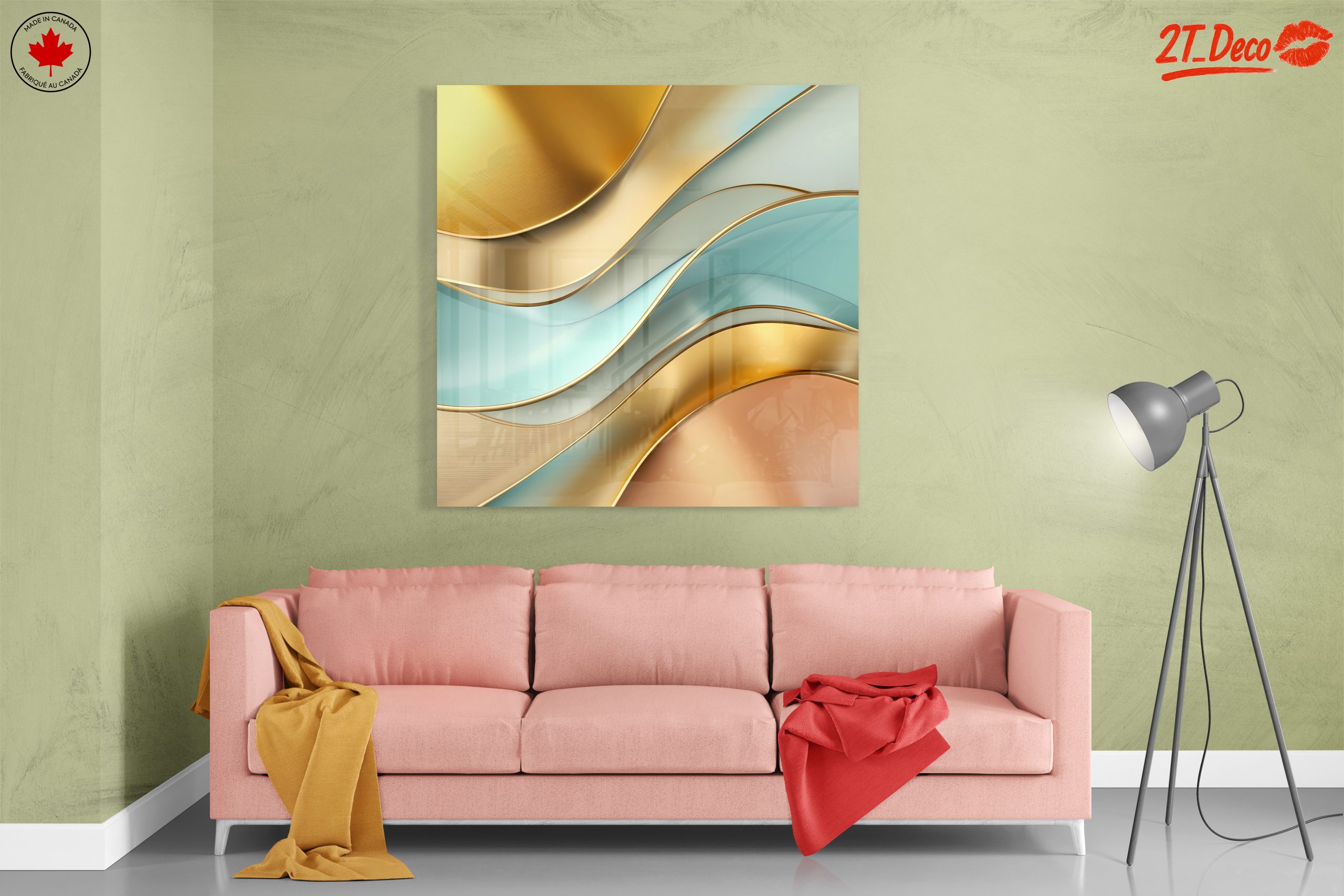Flowing Abstract Shapes in Soft Tones - Image 7