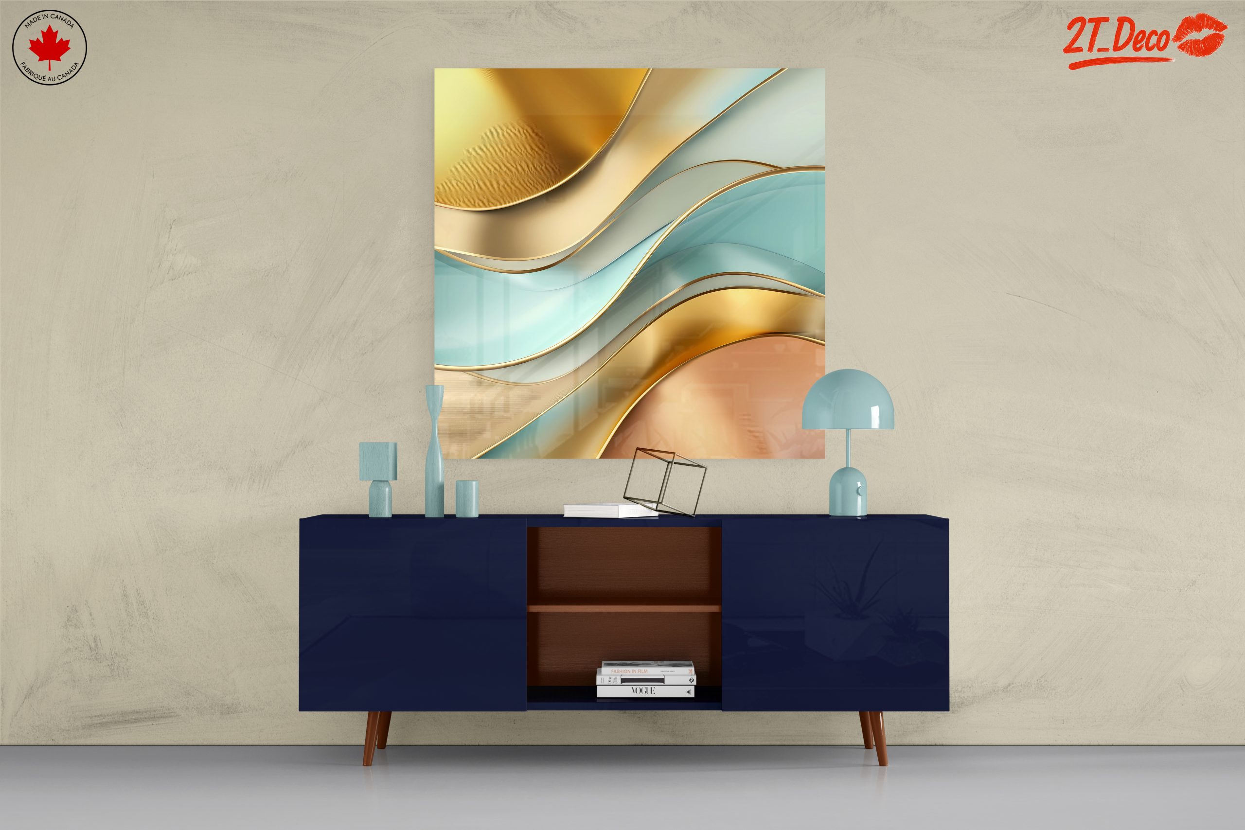 Flowing Abstract Shapes in Soft Tones - Image 8