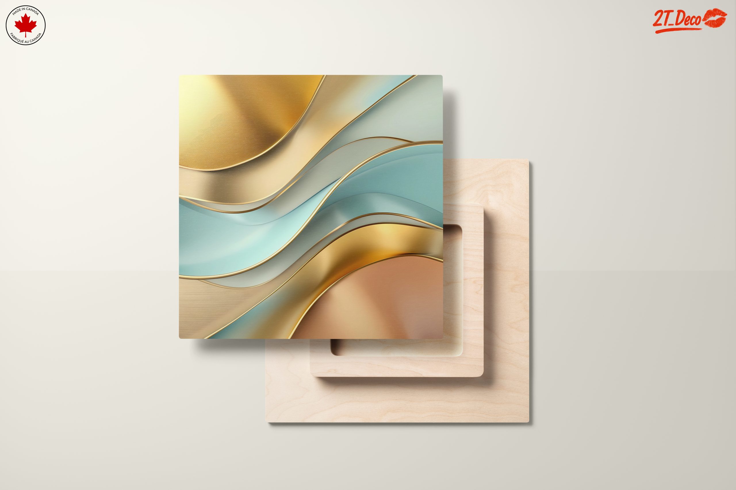Flowing Abstract Shapes in Soft Tones - Image 11