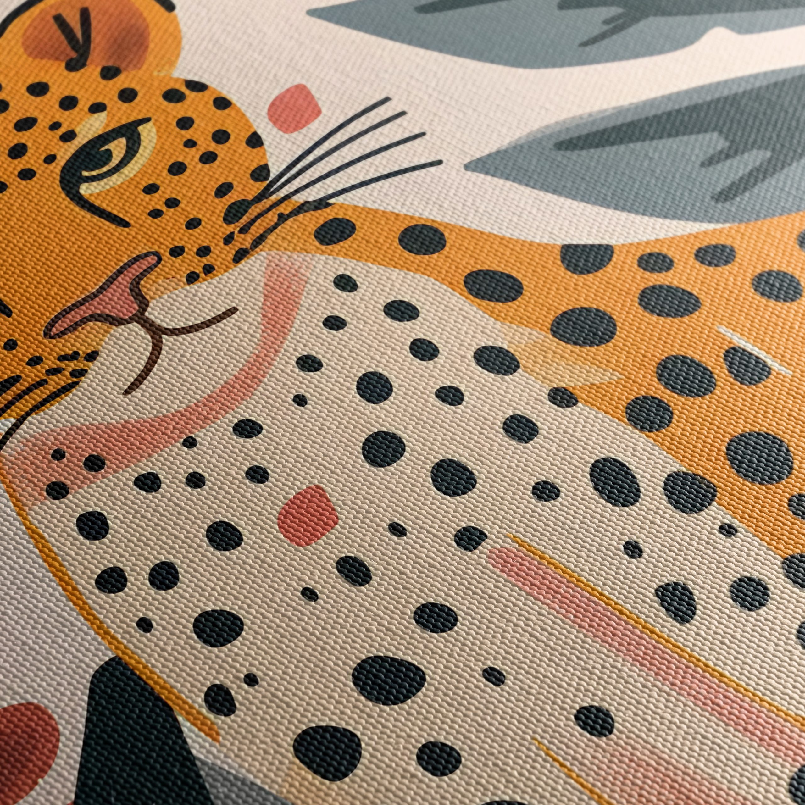 Stylized Leopard in Tropical Foliage - Image 5