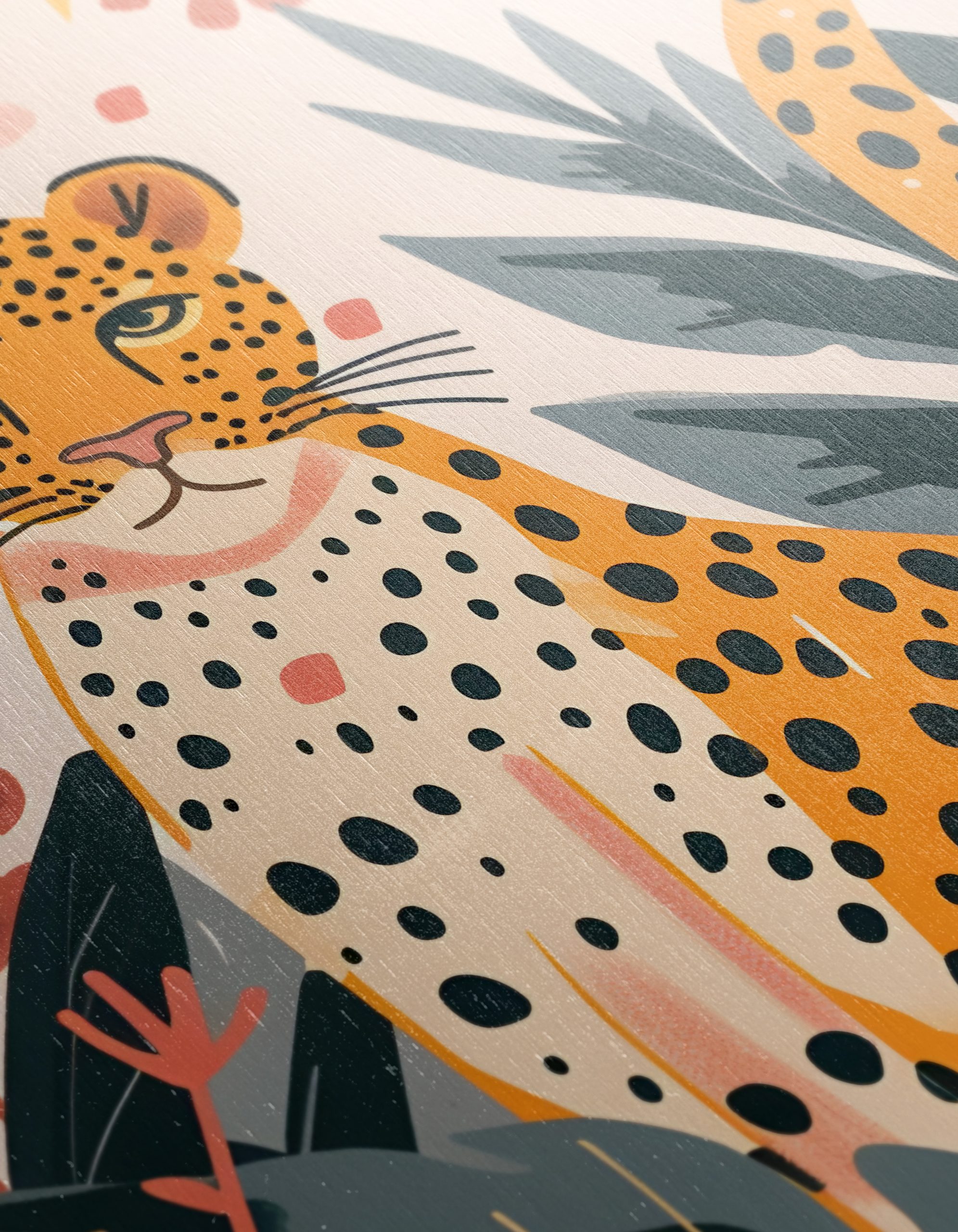 Stylized Leopard in Tropical Foliage - Image 12