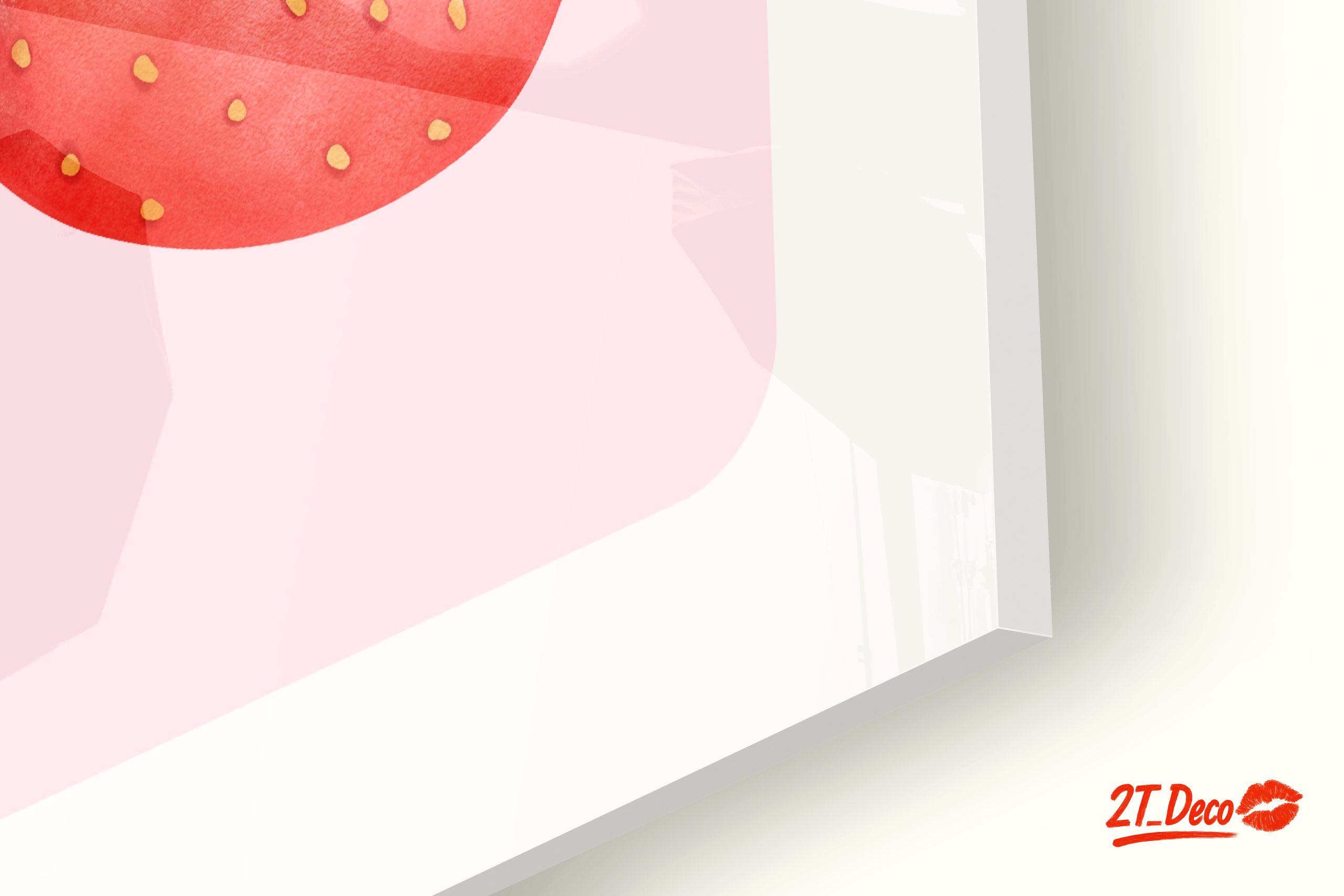 Strawberries Tied with Pink Bow Art - Image 9