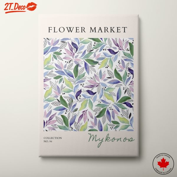 Floral Pattern Art for Home Decor