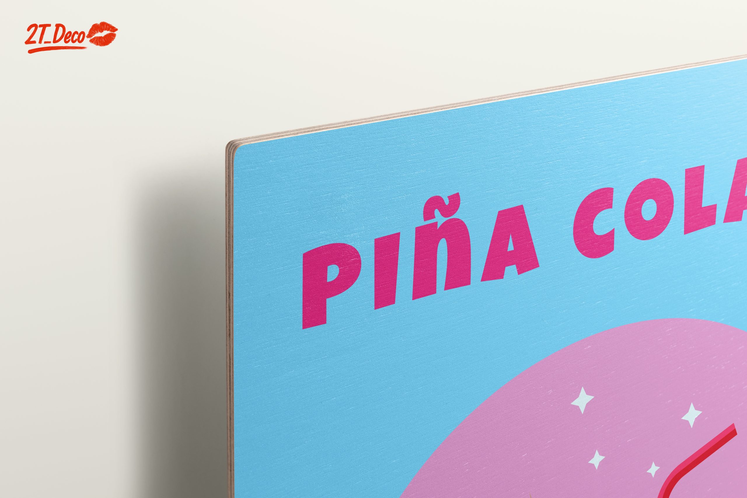Stylized Piña Colada Drink Art - Image 15