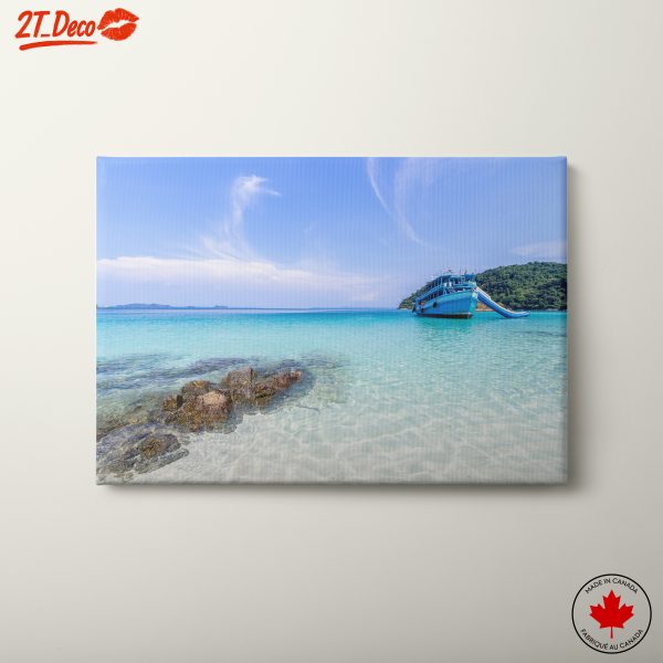 Serene Beach Scene with Clear Waters