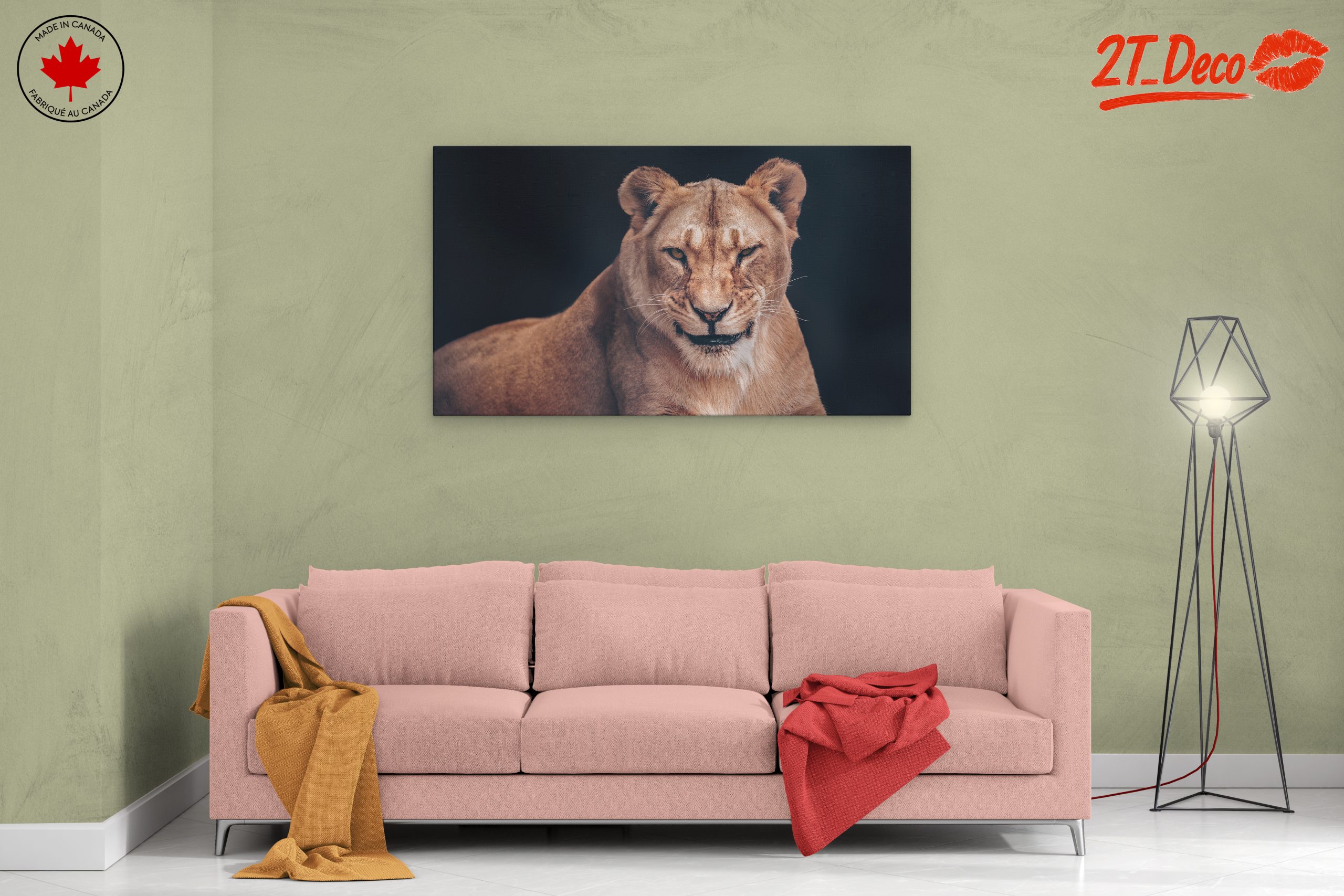 Majestic Lioness Wall Art 2 - Image 2