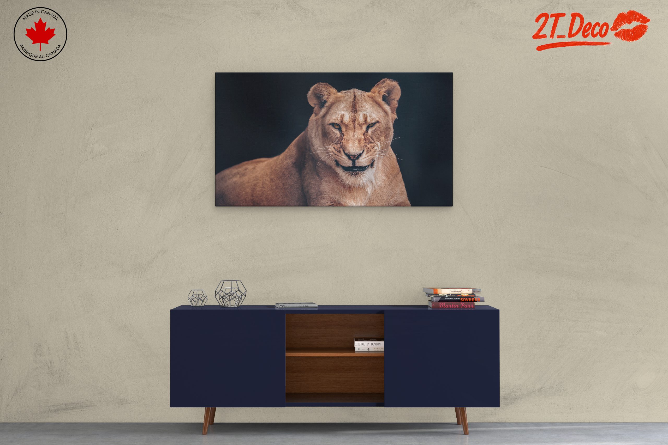 Majestic Lioness Wall Art 2 - Image 3