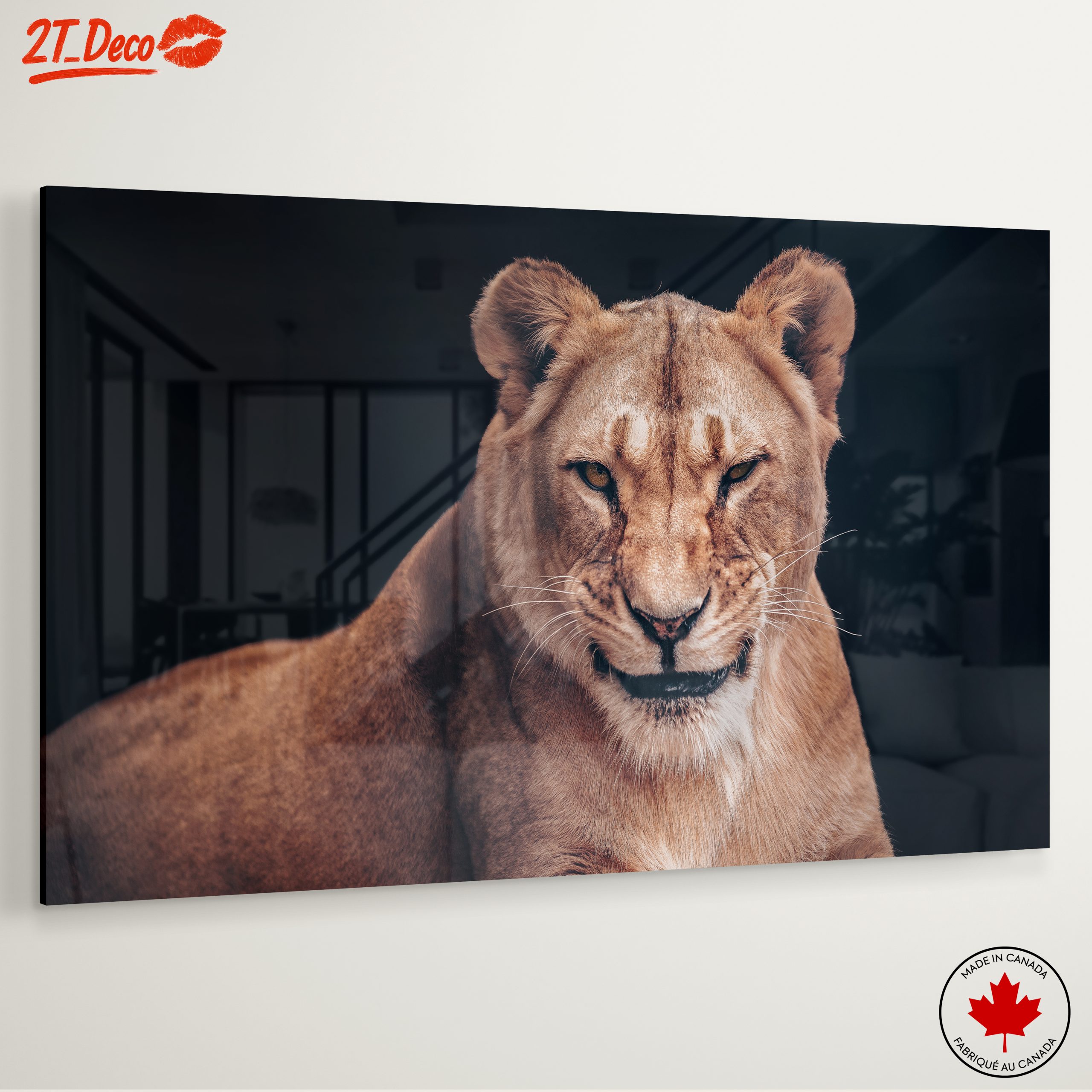 Majestic Lioness Wall Art 2 - Image 6