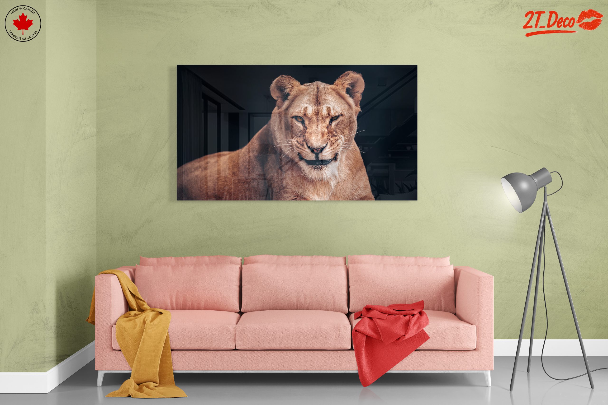 Majestic Lioness Wall Art 2 - Image 7