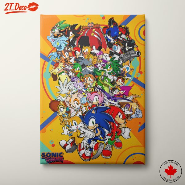 Sonic Characters in Vibrant Colors