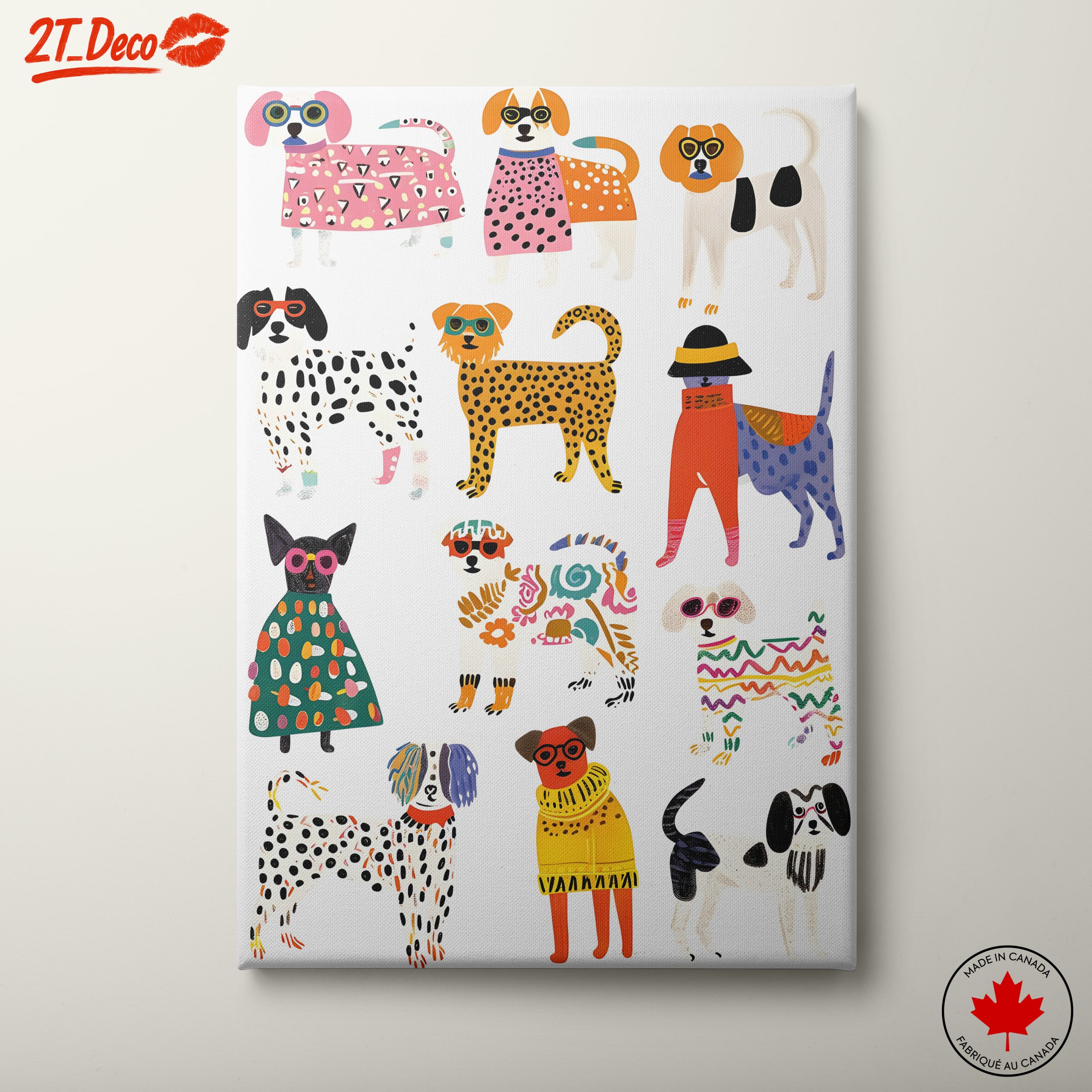 Whimsical Dog Illustrations