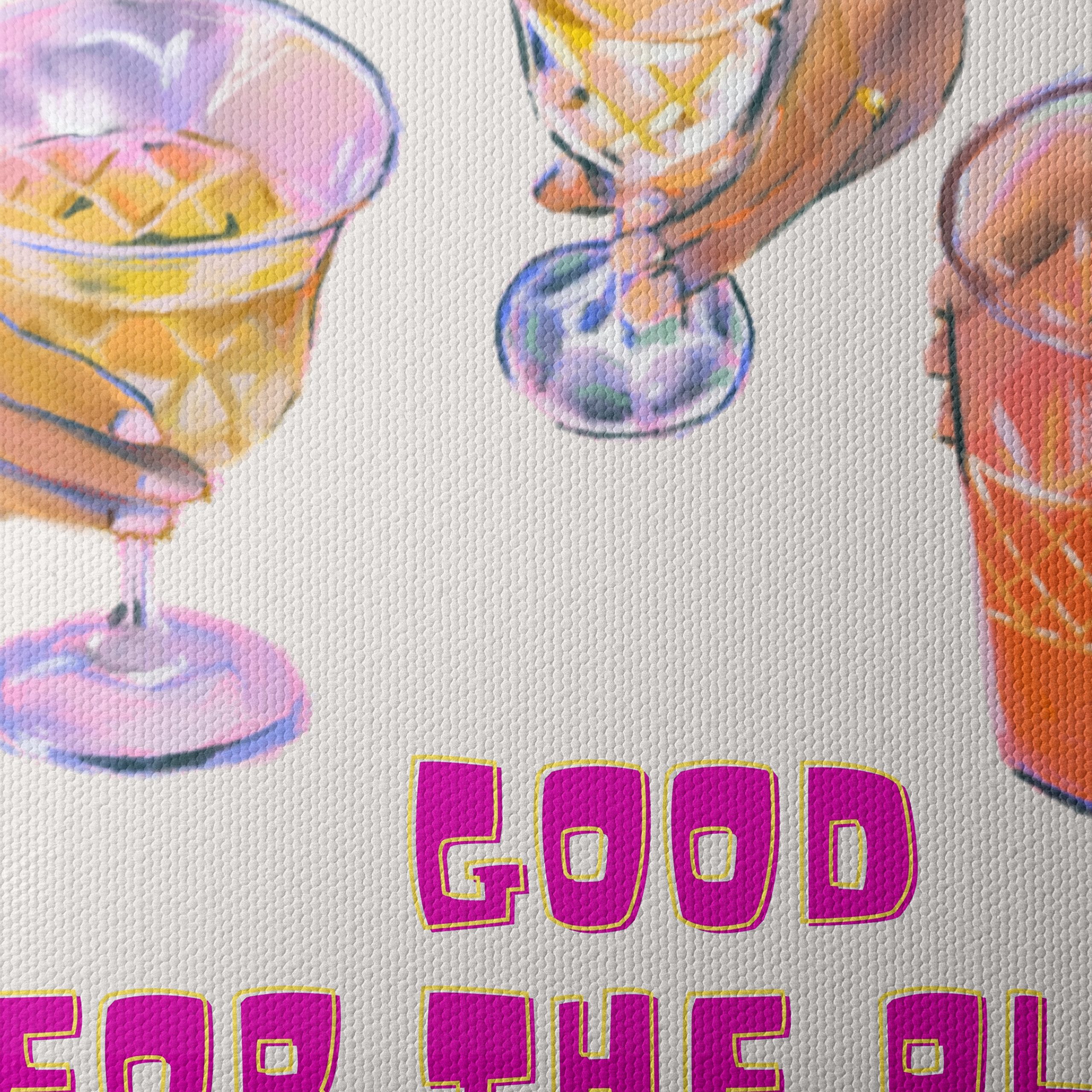 Colorful Cocktail Party Artwork - Image 4