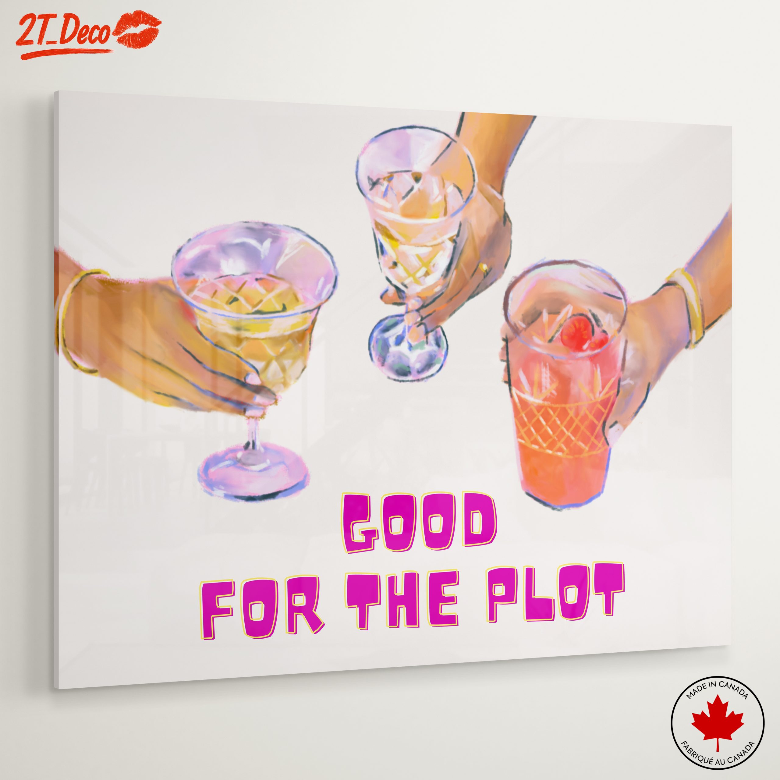 Colorful Cocktail Party Artwork - Image 6