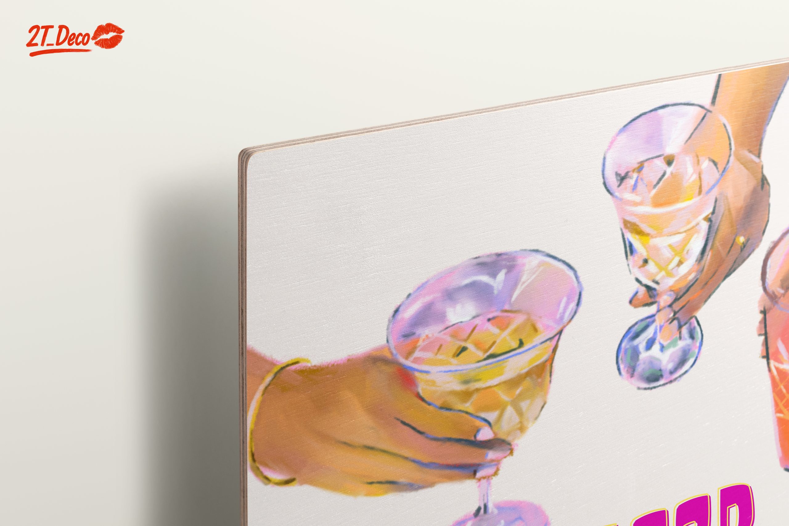 Colorful Cocktail Party Artwork - Image 15