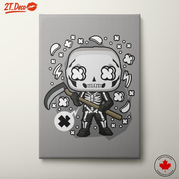 Stylized Skull Character Art