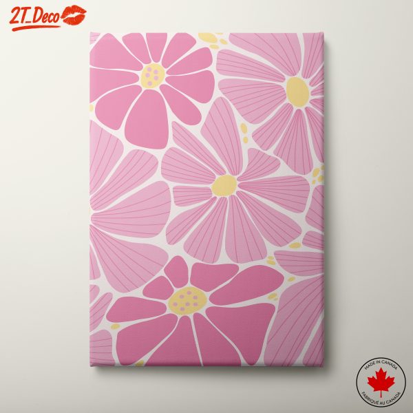 Vibrant Floral Wall Art Design