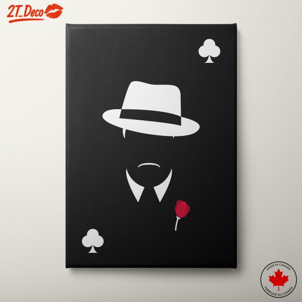 Stylized Doodle Art with Playing Cards