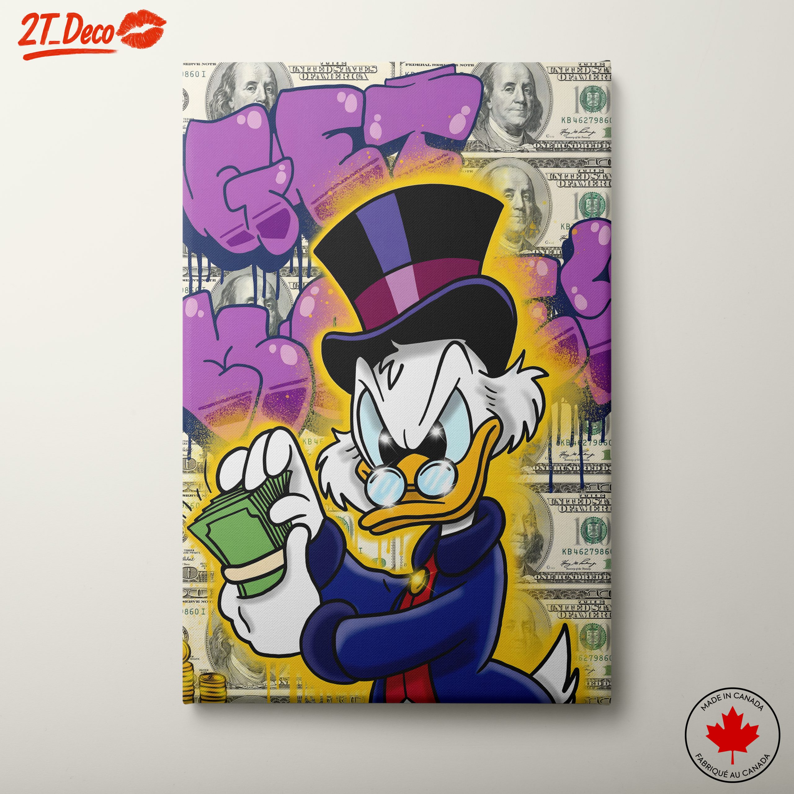 Get Money Cartoon Character Art