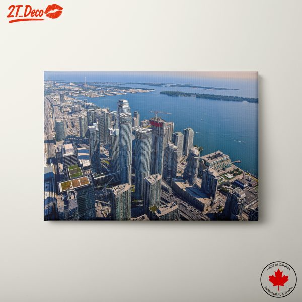 Aerial View of a Modern Urban Landscape