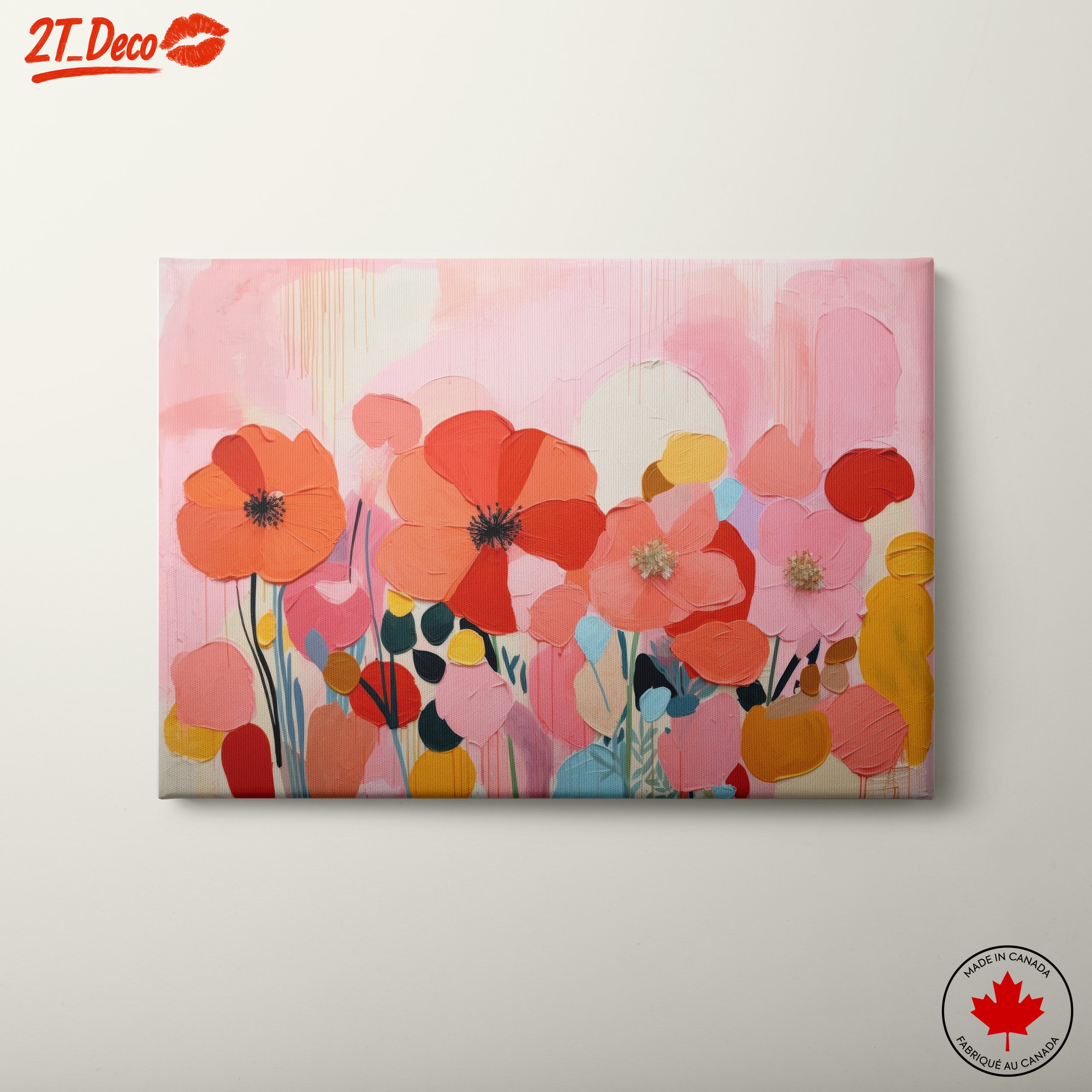 Vibrant Floral Art with Colorful Blooms 2