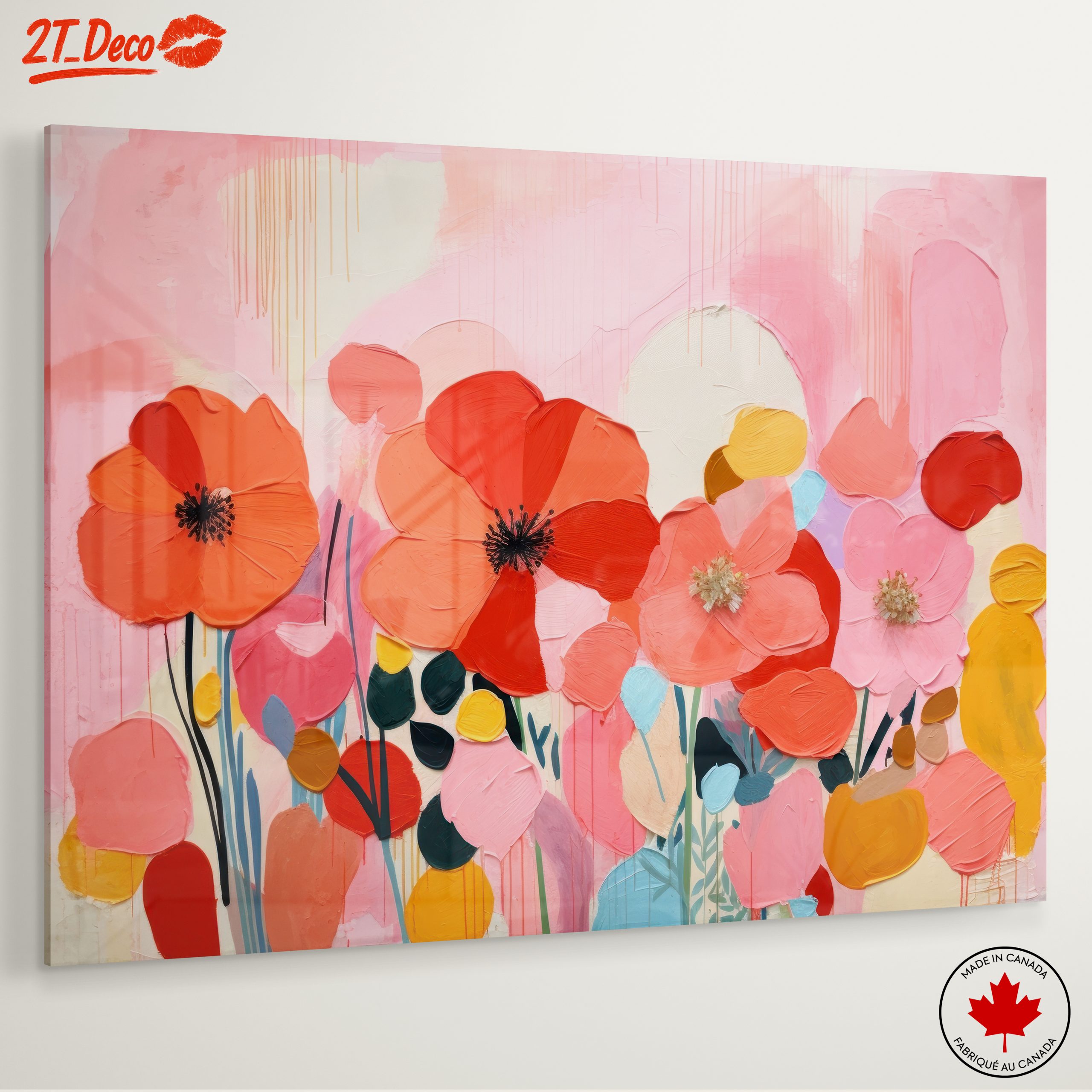 Vibrant Floral Art with Colorful Blooms 2 - Image 6