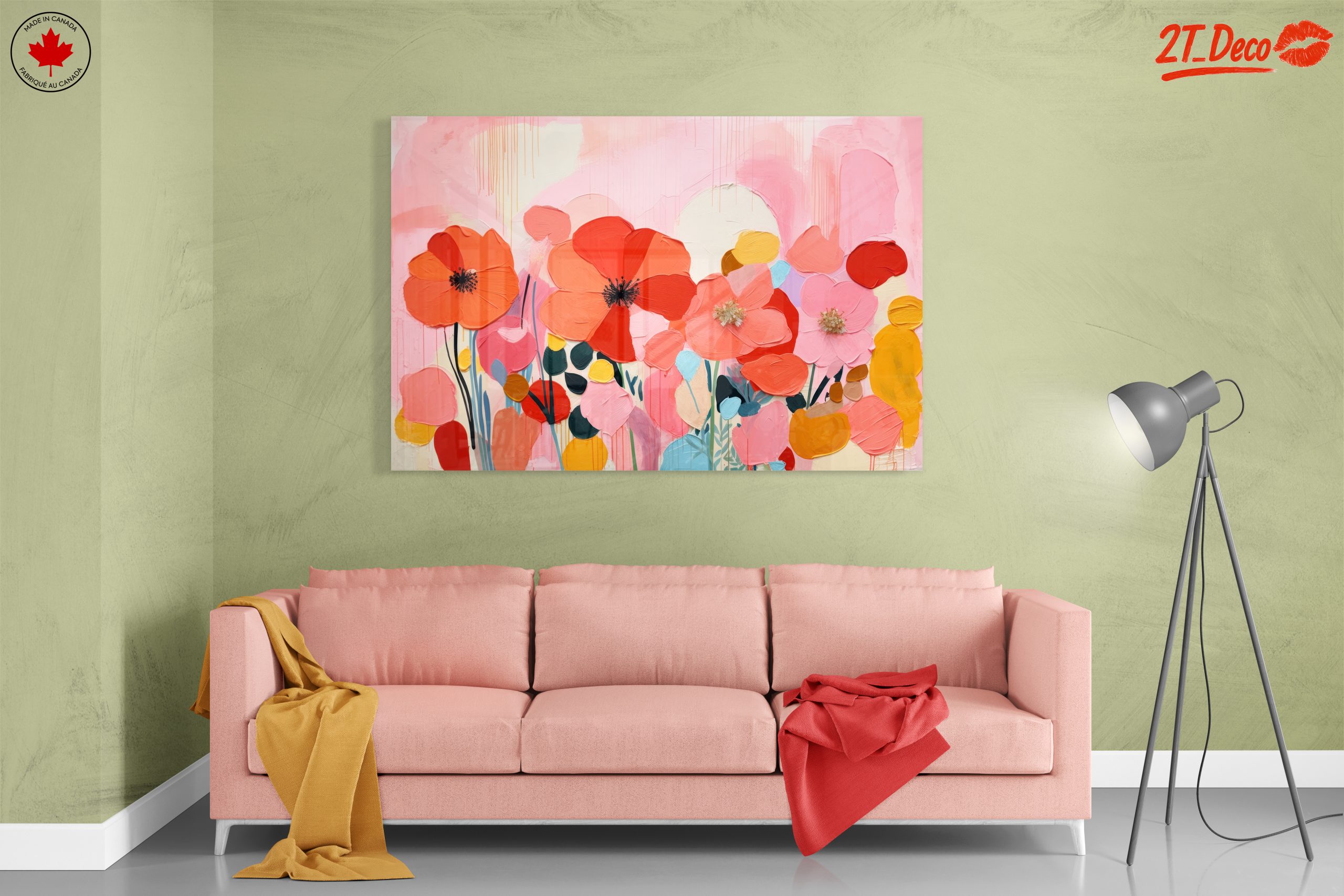 Vibrant Floral Art with Colorful Blooms 2 - Image 7