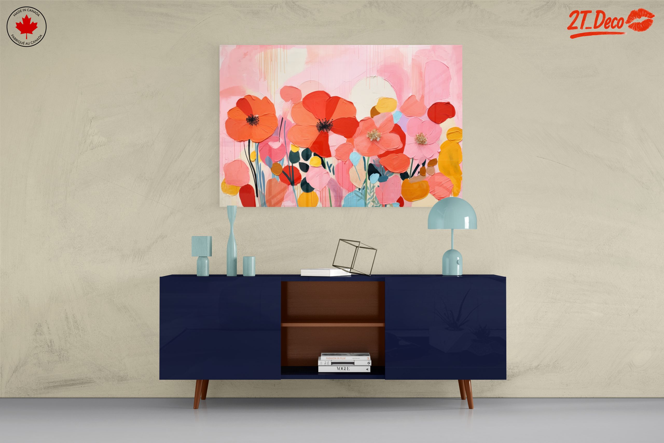 Vibrant Floral Art with Colorful Blooms 2 - Image 8