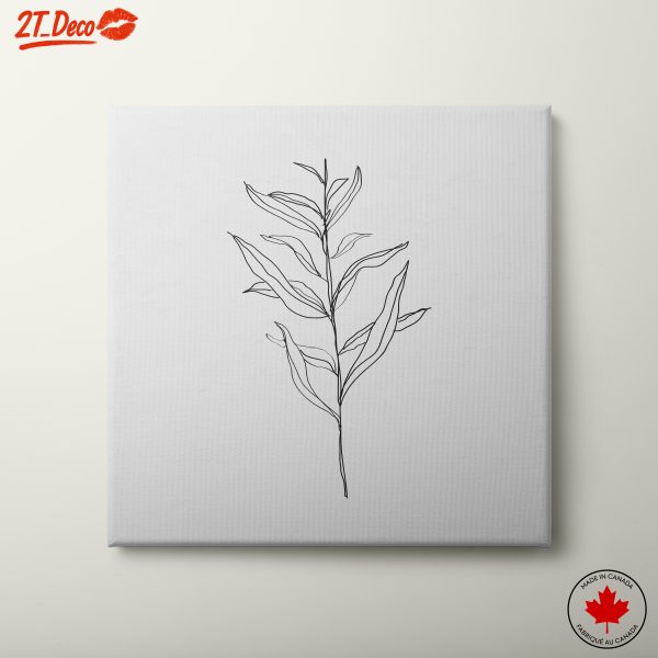 Elegant Minimalist Botanical Line Drawing
